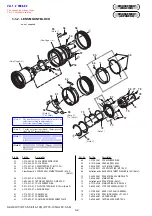 Предварительный просмотр 36 страницы Sony SAL16105 - Zoom Lens - 16 mm Service Manual