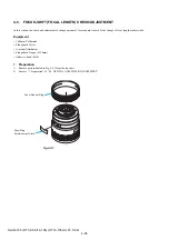 Предварительный просмотр 67 страницы Sony SAL16105 - Zoom Lens - 16 mm Service Manual