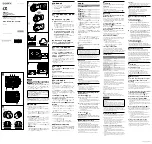 Preview for 1 page of Sony SAL18135 Operating Instructions