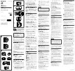 Preview for 1 page of Sony SAL50F14Z Operating Instructions