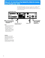 Предварительный просмотр 8 страницы Sony SAT-A50 - Digital Satellite System Operating Instructions Manual