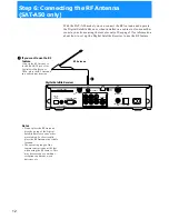 Предварительный просмотр 12 страницы Sony SAT-A50 - Digital Satellite System Operating Instructions Manual