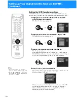 Предварительный просмотр 26 страницы Sony SAT-A50 - Digital Satellite System Operating Instructions Manual