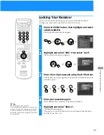 Предварительный просмотр 57 страницы Sony SAT-A50 - Digital Satellite System Operating Instructions Manual