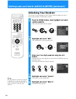 Предварительный просмотр 58 страницы Sony SAT-A50 - Digital Satellite System Operating Instructions Manual