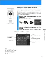 Предварительный просмотр 61 страницы Sony SAT-A50 - Digital Satellite System Operating Instructions Manual