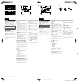 Sony SAV-E325 Instruction & Operation Manual предпросмотр