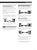 Preview for 7 page of Sony SAVA-27 Operating Instructions Manual