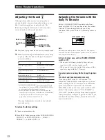 Preview for 12 page of Sony SAVA-27 Operating Instructions Manual