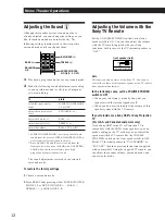 Предварительный просмотр 12 страницы Sony SAVA-27 Operating Instructions Manual