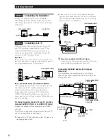 Preview for 6 page of Sony SAVA-57 Operating Instructions Manual