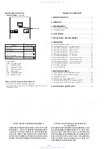 Preview for 2 page of Sony SAVA-57 Service Manual