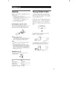 Preview for 5 page of Sony SAVA-7 Operating Instructions Manual