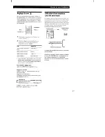 Preview for 25 page of Sony SAVA-7 Operating Instructions Manual