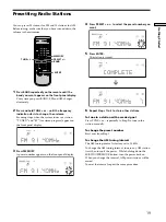 Preview for 19 page of Sony SAVA-D900 Operating Instructions Manual