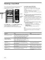 Preview for 22 page of Sony SAVA-D900 Operating Instructions Manual