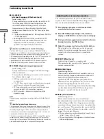 Preview for 26 page of Sony SAVA-D900 Operating Instructions Manual