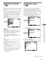 Preview for 43 page of Sony SAVA-D900 Operating Instructions Manual