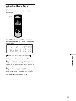 Preview for 65 page of Sony SAVA-D900 Operating Instructions Manual