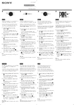 Sony SAW2500 - SA Subwoofer Quick Setup Manual preview