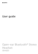 Sony SBH82D User Manual preview