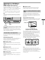 Предварительный просмотр 19 страницы Sony SCD-1 - Super Audio Cd Player Operating Instructions Manual