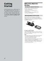 Предварительный просмотр 4 страницы Sony SCD-555ES Operating Instructions Manual