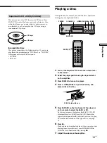 Предварительный просмотр 11 страницы Sony SCD-555ES Operating Instructions Manual