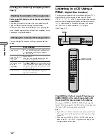 Предварительный просмотр 18 страницы Sony SCD-555ES Operating Instructions Manual