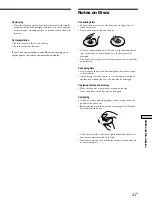 Предварительный просмотр 21 страницы Sony SCD-555ES Operating Instructions Manual