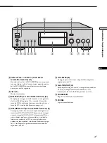 Предварительный просмотр 73 страницы Sony SCD-555ES Operating Instructions Manual