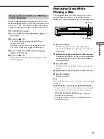 Предварительный просмотр 15 страницы Sony SCD-CE775 Marketing Operating Instructions Manual