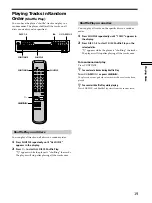 Предварительный просмотр 19 страницы Sony SCD-CE775 Marketing Operating Instructions Manual