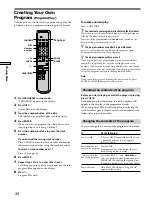 Предварительный просмотр 20 страницы Sony SCD-CE775 Marketing Operating Instructions Manual