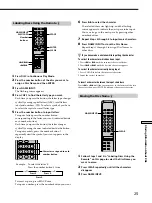 Предварительный просмотр 25 страницы Sony SCD-CE775 Marketing Operating Instructions Manual