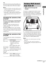 Предварительный просмотр 17 страницы Sony SCD-X501ES Operating Instructions Manual