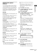 Предварительный просмотр 21 страницы Sony SCD-X501ES Operating Instructions Manual