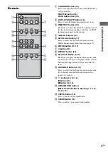 Предварительный просмотр 27 страницы Sony SCD-X501ES Operating Instructions Manual