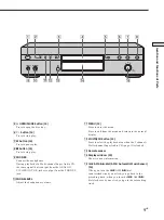 Предварительный просмотр 9 страницы Sony SCD-XA3000ES Operating Instructions Manual