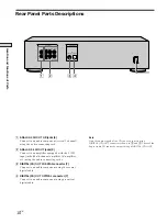 Предварительный просмотр 10 страницы Sony SCD-XA3000ES Operating Instructions Manual