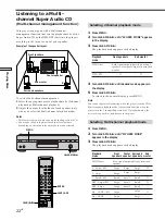 Предварительный просмотр 22 страницы Sony SCD-XA3000ES Operating Instructions Manual