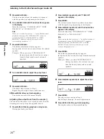 Предварительный просмотр 24 страницы Sony SCD-XA3000ES Operating Instructions Manual