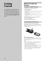 Предварительный просмотр 4 страницы Sony SCD-XA333ES Operating Instructions Manual