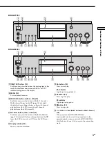 Предварительный просмотр 9 страницы Sony SCD-XA333ES Operating Instructions Manual