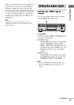 Preview for 15 page of Sony SCD-XA5400ES - Es Super Audio Cd Player Operating Instructions Manual