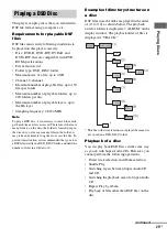 Предварительный просмотр 25 страницы Sony SCD-XA5400ES - Es Super Audio Cd Player Operating Instructions Manual