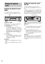 Предварительный просмотр 44 страницы Sony SCD-XA5400ES - Es Super Audio Cd Player Operating Instructions Manual