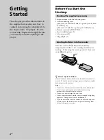 Preview for 4 page of Sony SCD-XA777ES  / Mode d’emploi Operating Instructions Manual