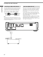 Предварительный просмотр 6 страницы Sony SCD-XA9000ES - Es Super Audio Cd Player Operating Instructions Manual