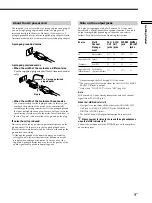 Предварительный просмотр 9 страницы Sony SCD-XA9000ES - Es Super Audio Cd Player Operating Instructions Manual